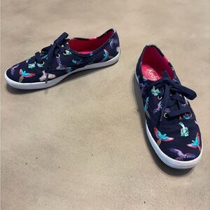 Keds Champion Birds of Paradise Navy Floral Sneakers